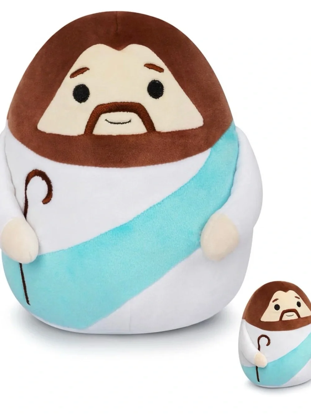 Get Your Jesus On Stuffie - Blue or Red - 9”